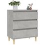 Voir la diapositive 4 : VIDAXL Buffet Gris beton 60x35x70 cm Bois d'ingenierie