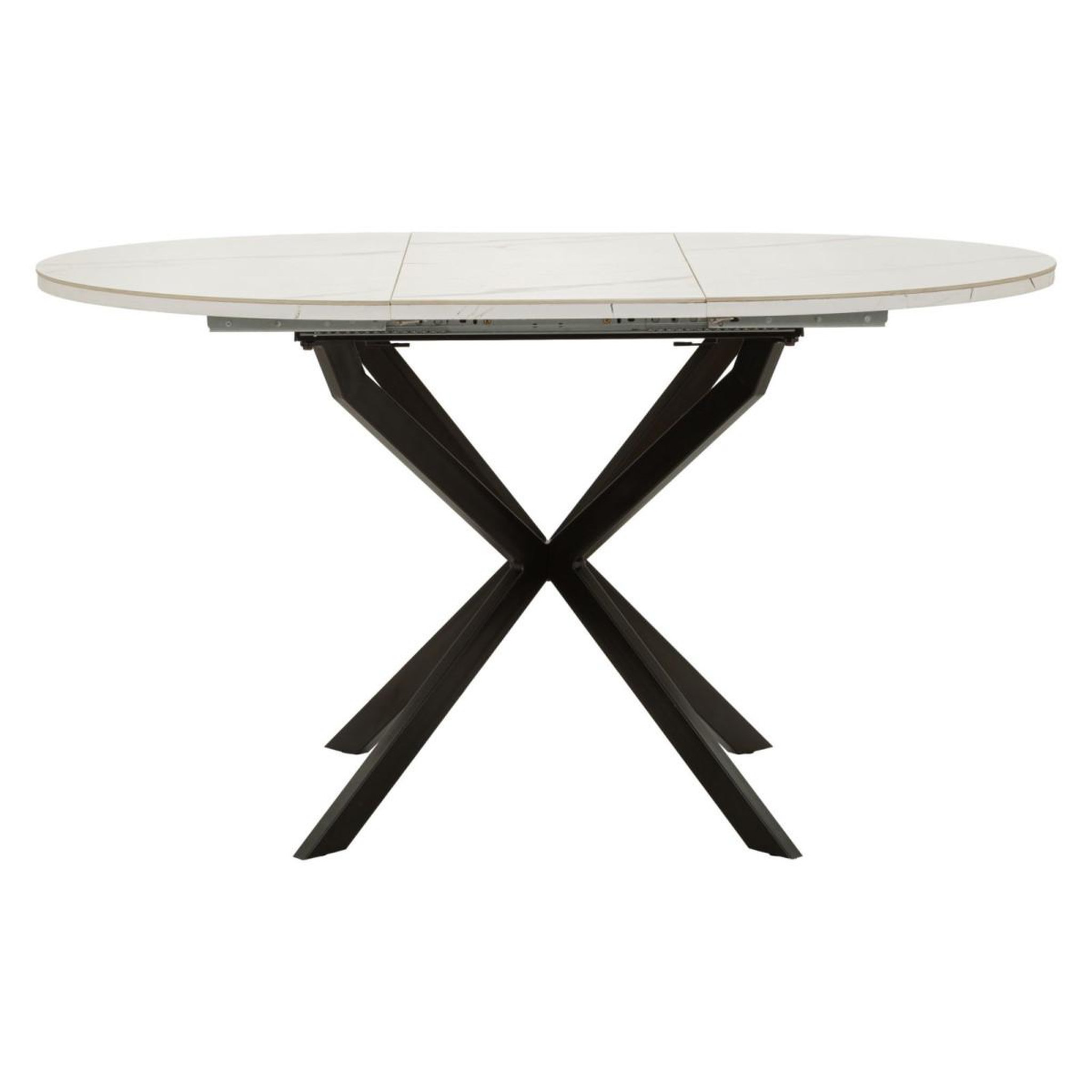 Paris Prix Table salle à manger extensible  martin  100-140cm noir & blanc