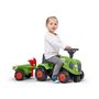 Voir la diapositive 4 : FALK Porteur enfant tracteur Claas avec remorque 1 à 3 ans - Falk