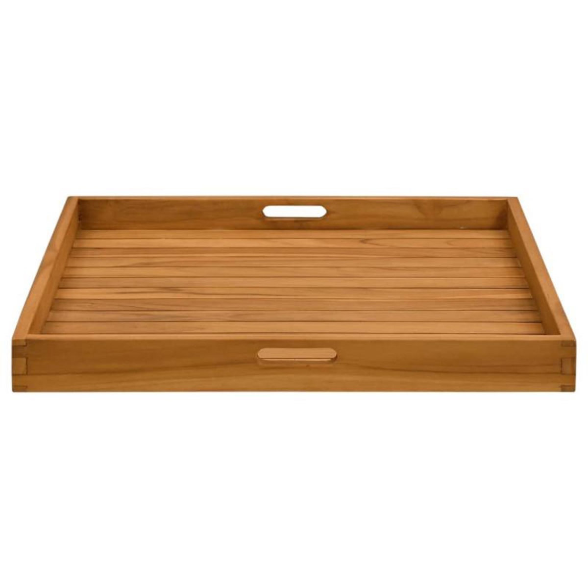 VIDAXL Plateau de service 70x70 cm Bois de teck massif