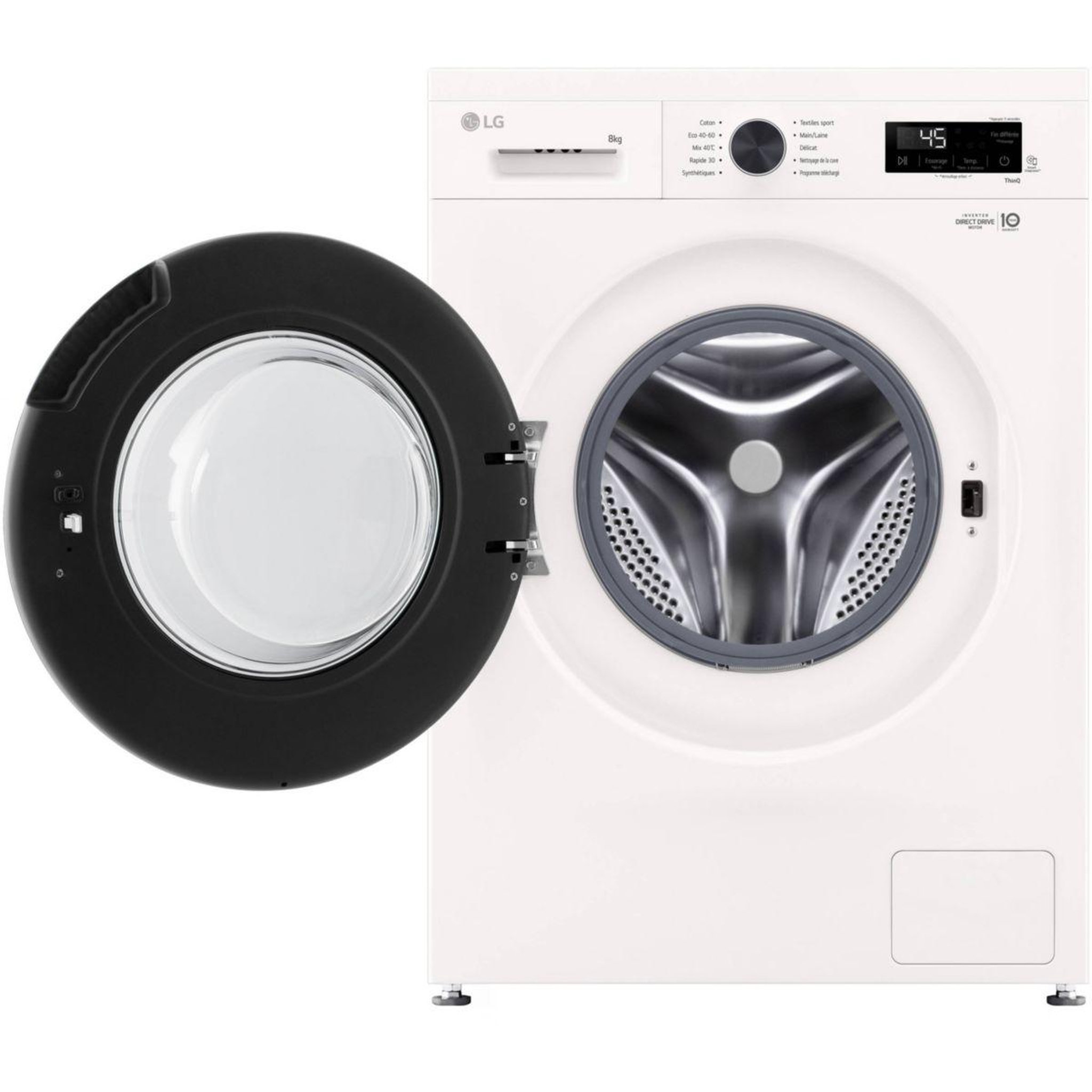 Voir la diapositive 3 : LG Lave linge hublot F84B15WHS