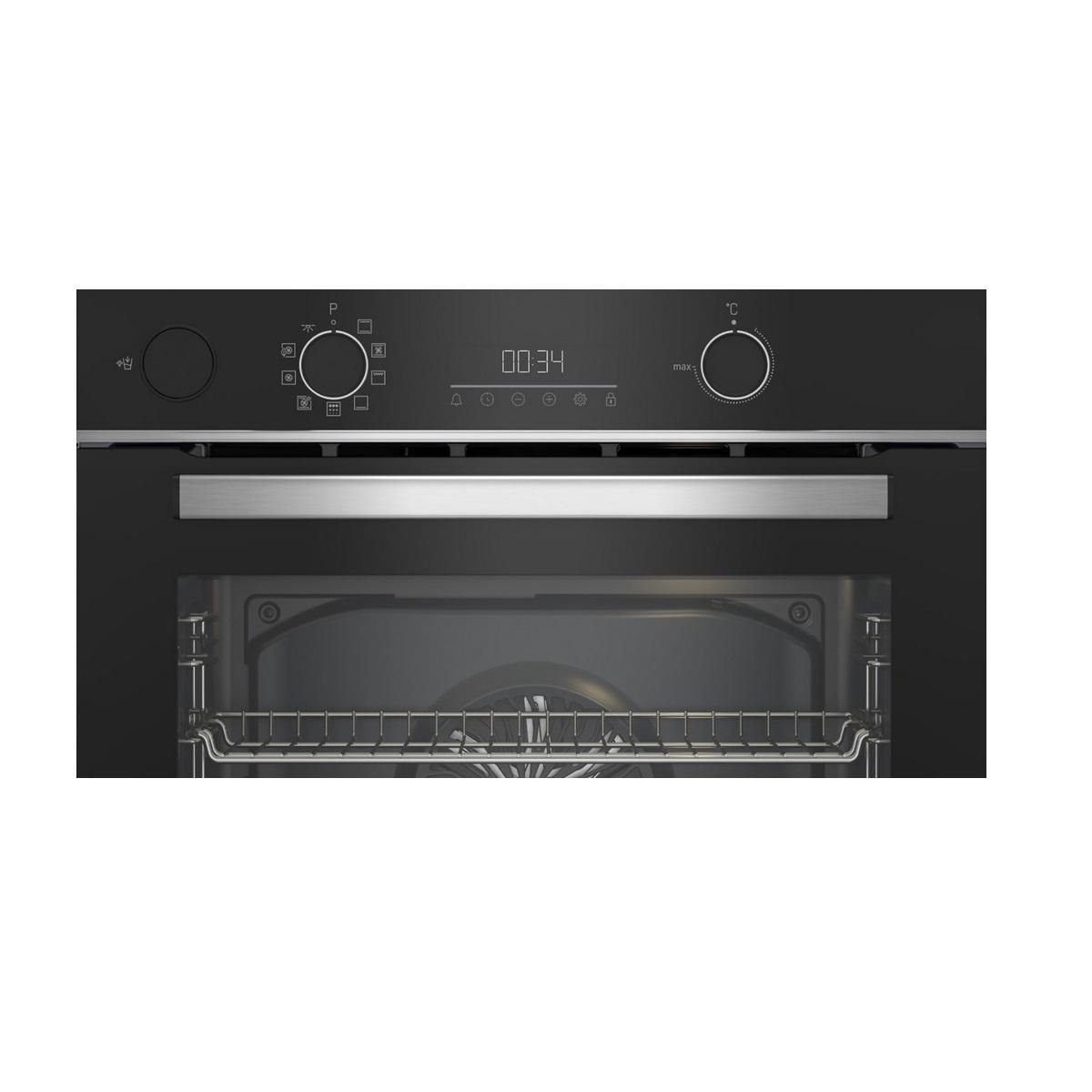 Beko Four encastrable multifonction 60cm à pyrolyse inox - BBIS13300XPE-1