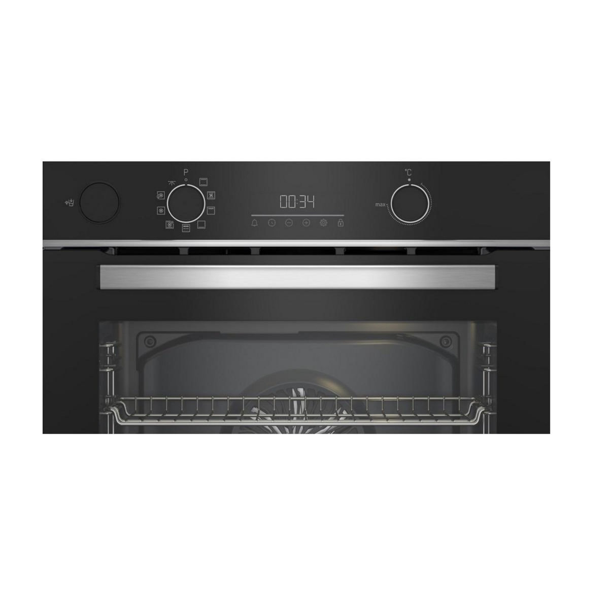 Beko Four encastrable multifonction 60cm à pyrolyse inox - BBIS13300XPE-1