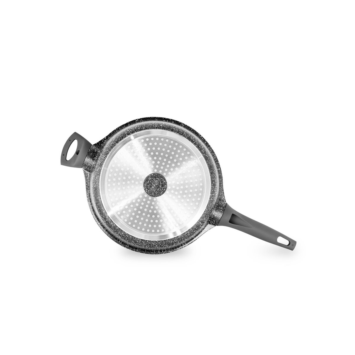 Sauteuse fonte d'aluminium EFFET PIERRE 24 cm