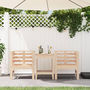 Voir la diapositive 3 : VIDAXL Chaises de jardin lot de 2 61,5x53x71 cm bois de pin massif