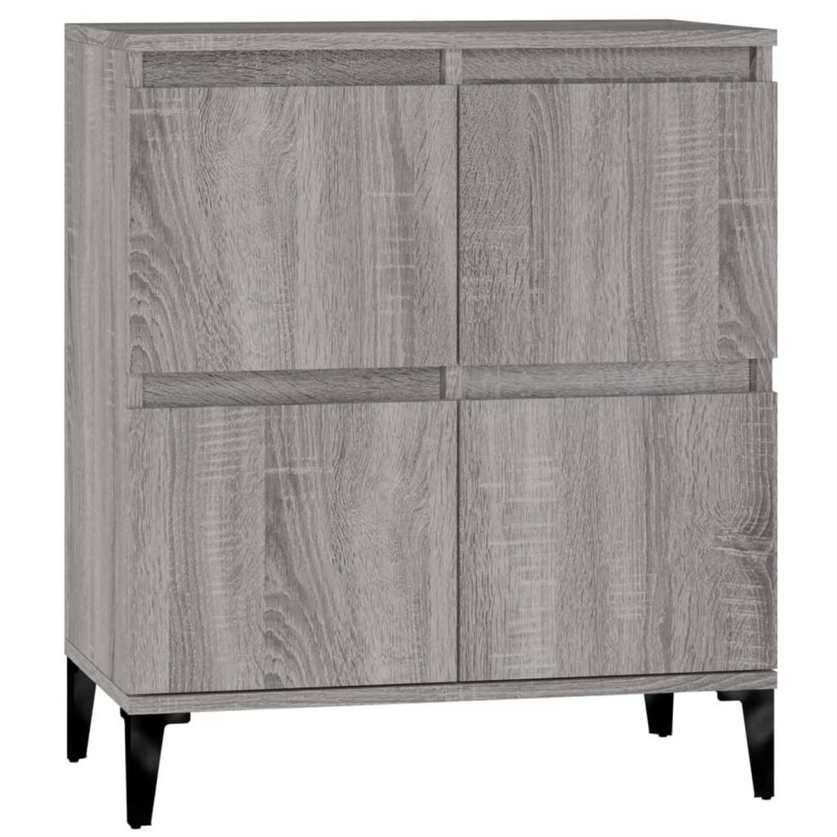 VIDAXL Buffet Sonoma gris 60x35x70 cm Bois d'ingenierie