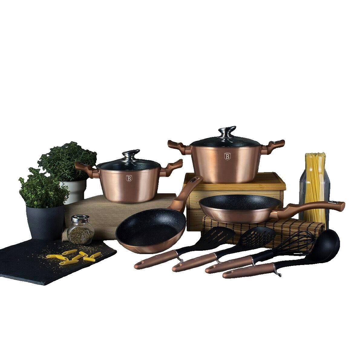 BERLINGER HAUS Batterie de cuisine Berlinger-Haus 10 pièces Or Rose