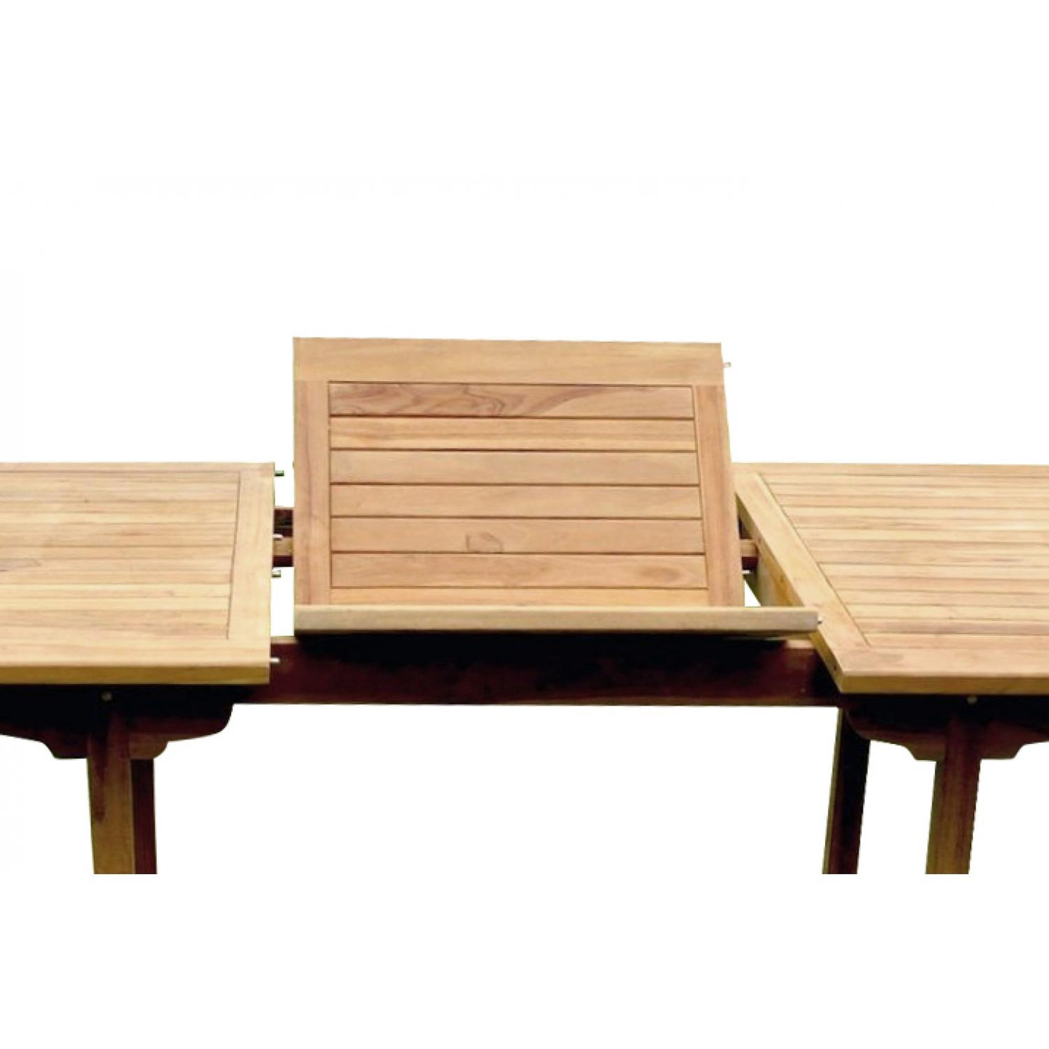 Voir la diapositive 3 : CONCEPT USINE Table de jardin rectangulaire 4 chaises 2 fauteuils en teck kajang