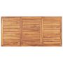 Voir la diapositive 4 : VIDAXL Table à dîner de jardin 180x90x77 cm Bois de teck solide