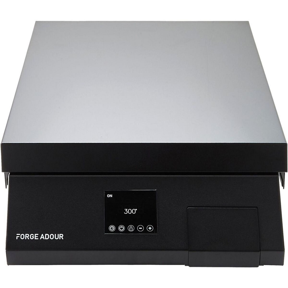 FORGE ADOUR Plancha électrique COOKING noir à poser, 57x39 cm