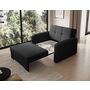 Voir la diapositive 4 : BEST MOBILIER Michelle - fauteuil convertible avec coffre en velours