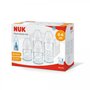 NUK Set casier 4 biberons First Choice+ Verre Indicateur de température