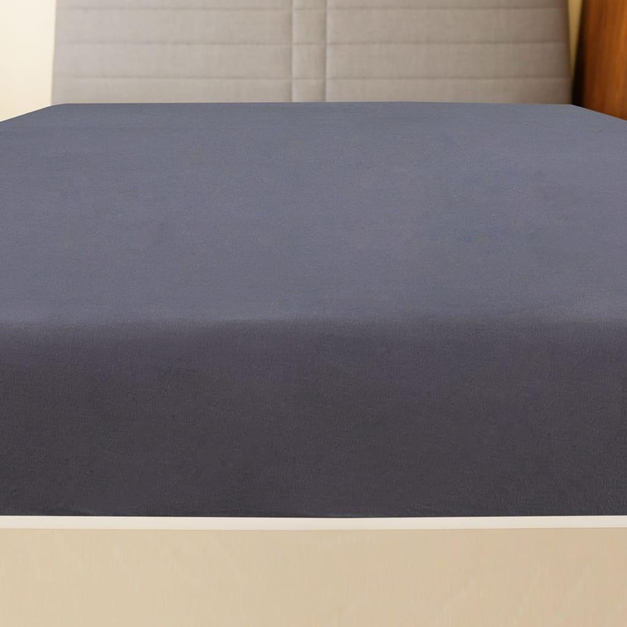 Voir la diapositive 3 : VIDAXL Draps-housses Jersey 2 pcs Anthracite 100x200 cm Coton