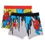 Voir la diapositive 2 : SPIDERMAN Lot de 2 boxers garçon