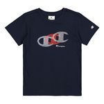 CHAMPION T-Shirt  Garçon Champion Crewneck. Coloris disponibles : Bleu