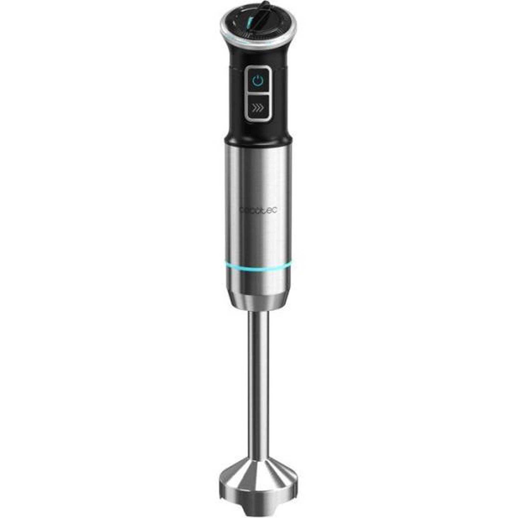 Voir la diapositive 3 : CECOTEC Mixeur Electrique  plongeant - CECOTEC - Power Neutron - 1100 W - Lame avec 4 feuilles - Verre 800 ml - Noir / Inox