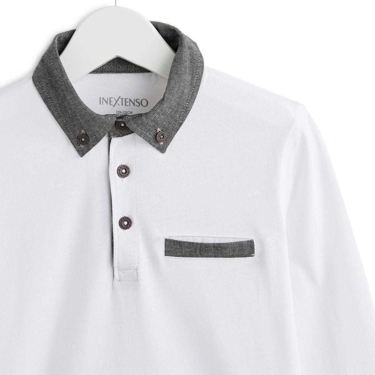 INEXTENSO Polo col chambray garçon