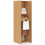 Voir la diapositive 3 : ID MARKET Armoire 2 portes JULIANA bois penderie 50 cm avec étagère