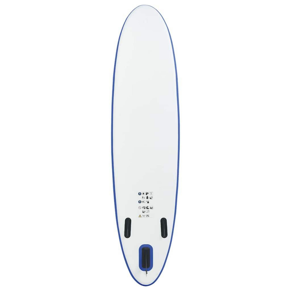 VIDAXL Ensemble de planches SUP gonflables Bleu et blanc