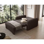 Voir la diapositive 3 : BEST MOBILIER Michelle - fauteuil convertible avec coffre en velours