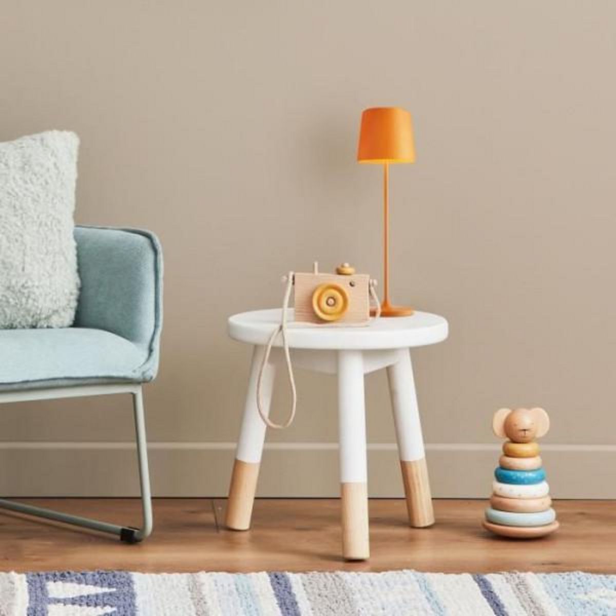 BRILLIANT Lampe a poser LED KAAMI BRILLIANT - Orange - Extérieure - 2W - IP44 - Métal/Plastique