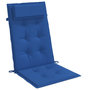 Voir la diapositive 5 : VIDAXL Coussins de chaise a dossier haut lot de 4 bleu royal