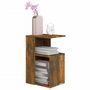 Voir la diapositive 5 : VIDAXL Table d'appoint Chene fume 36x30x56 cm Bois d'ingenierie