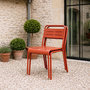 Voir la diapositive 5 : CONCEPT USINE Lot de 2 chaises de jardin empilables terracotta BERGAME