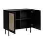 Voir la diapositive 2 : BEST MOBILIER Jose - buffet - bois et jute - 100 cm