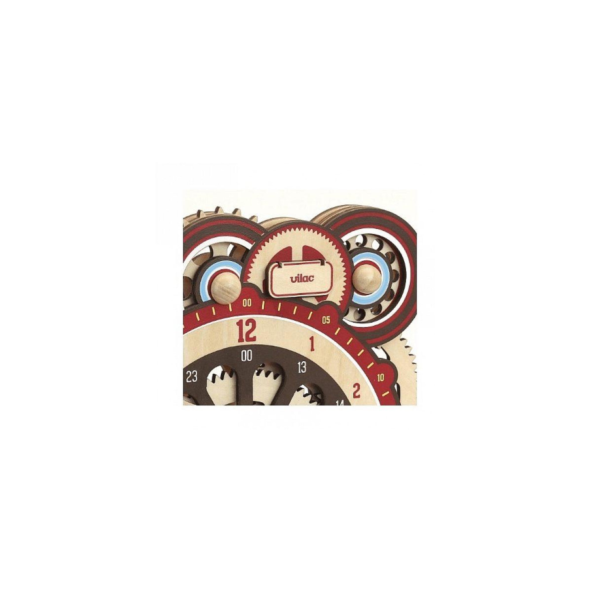 Voir la diapositive 2 : Vilac Machinalirleur horloge d apprentissage