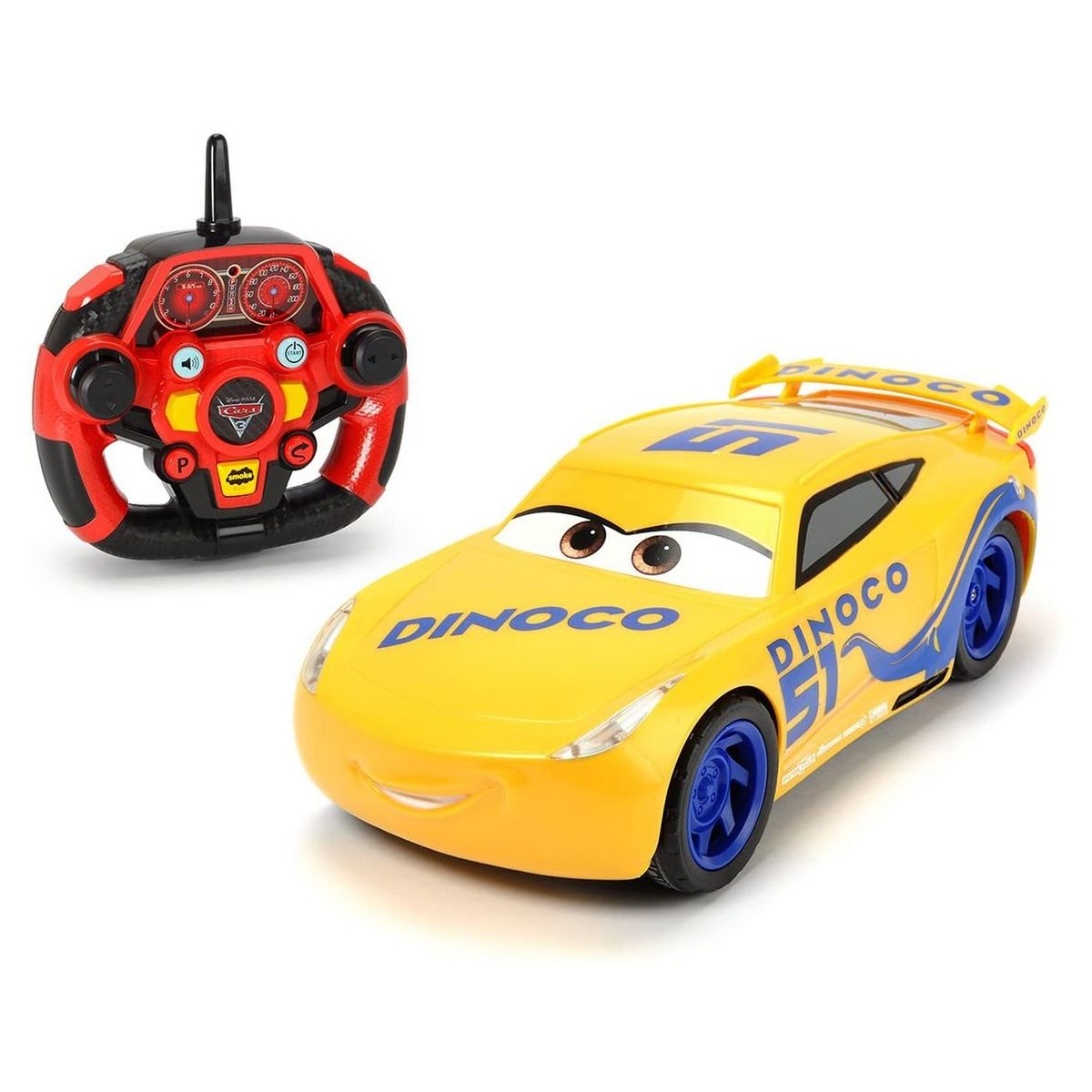 MAJORETTE Voiture Cars 3 Ultimate Feature Cruz Ramirez de Dickie Toys - Echelle 1:16ème
