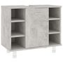 Voir la diapositive 2 : VIDAXL Armoire de salle de bain Gris beton Bois d'ingenierie