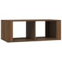 Voir la diapositive 2 : VIDAXL Table basse Chene marron 100x50x36 cm Bois d'ingenierie