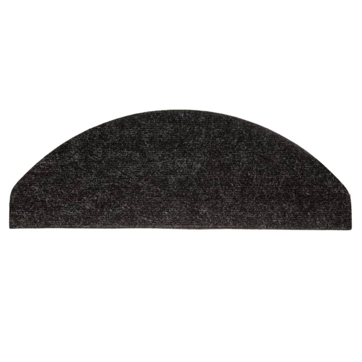 VIDAXL Tapis d'escalier autocollants 15 pcs 65x22,5x3,5 cm Anthracite