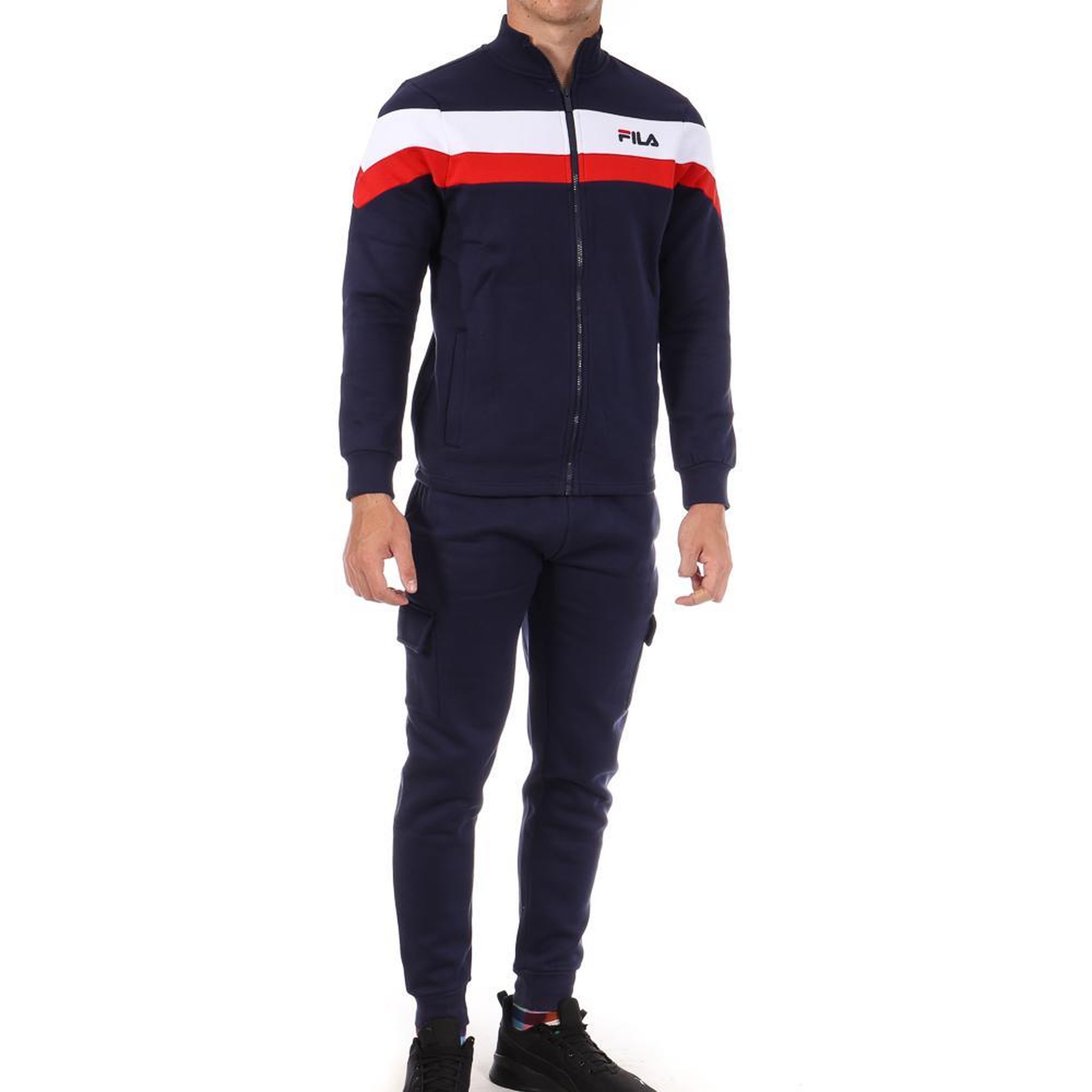FILA Survêtement Marine Homme Fila Drummer. Coloris disponibles : Bleu