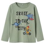 NAME IT T Shirt Manches Longues  Garçon Name it Plasse. Coloris disponibles : Vert