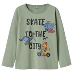 NAME IT T Shirt Manches Longues  Garçon Name it Plasse. Coloris disponibles : Vert