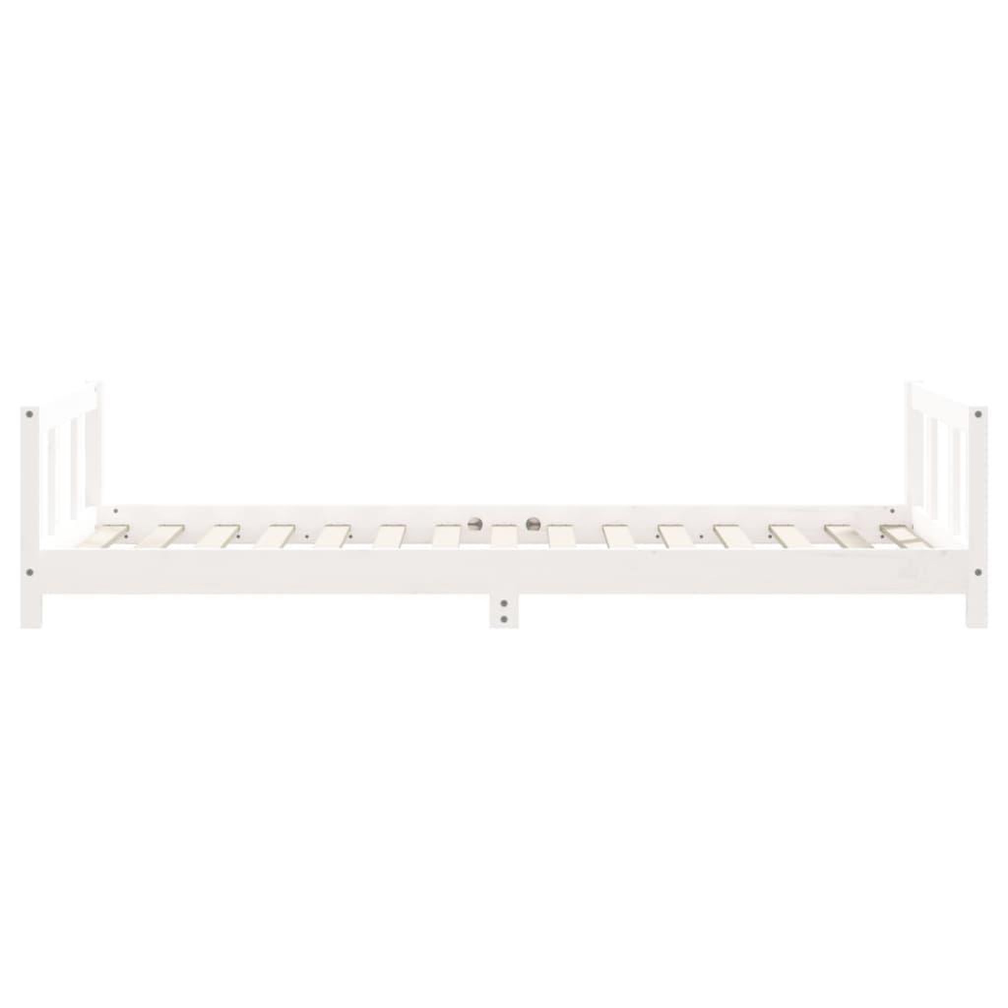 Voir la diapositive 5 : VIDAXL Cadre de lit pour enfants blanc 90x190 cm bois de pin massif