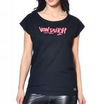 VON DUTCH T-shirt /Rose Femme Von Dutch Logo. Coloris disponibles : Noir