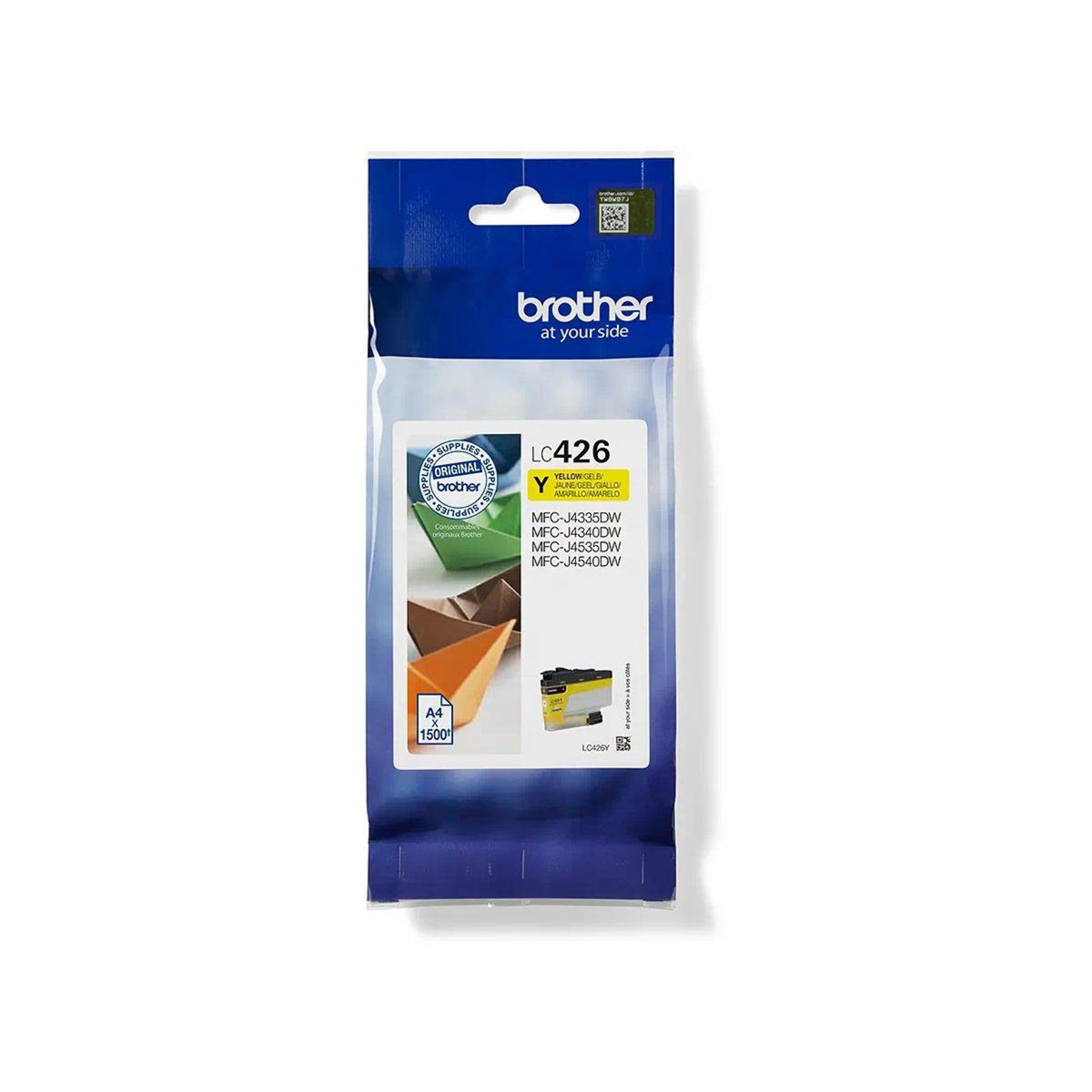 Brother Cartouche d'encre Originale LC426 Jaune (Yellow) Standard - LC426Y