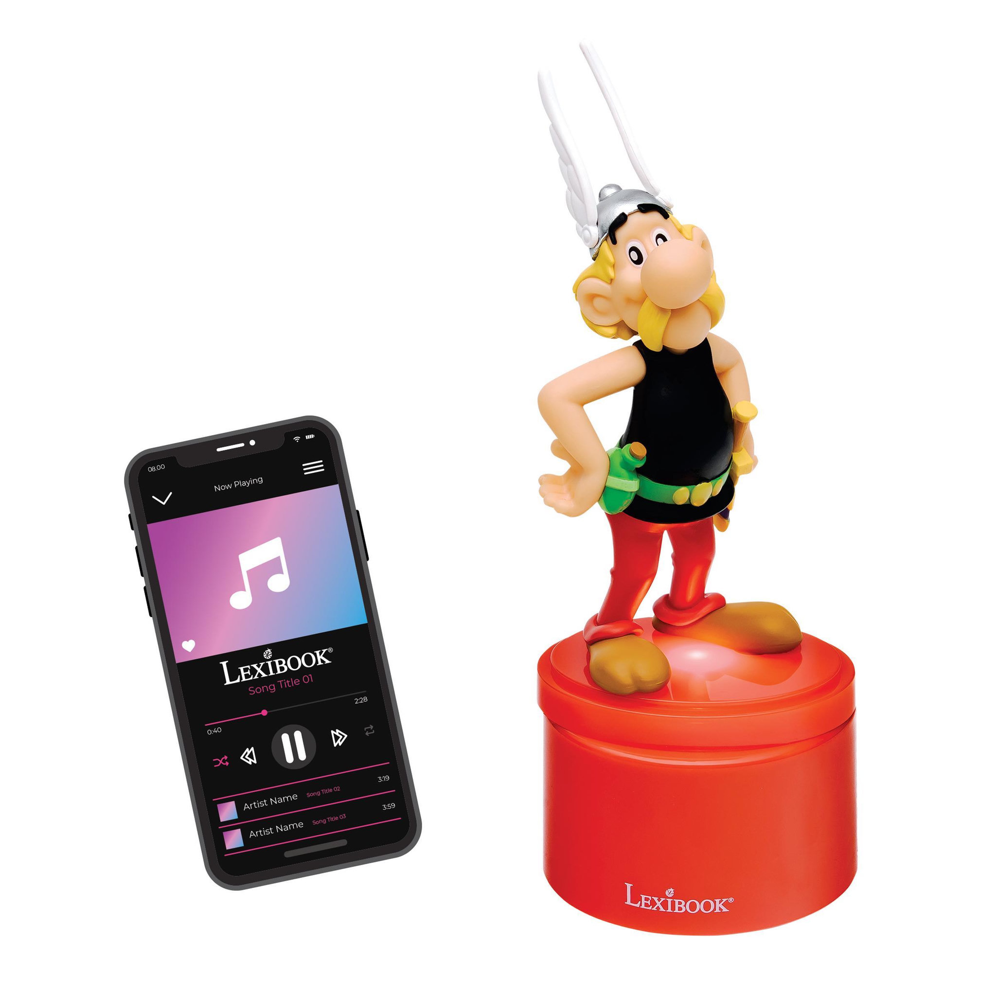 Voir la diapositive 4 : Lexibook Enceinte Bluetooth veilleuse Astérix