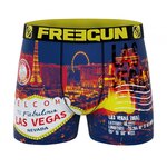 FREEGUN Boxer garçon Flag & Cities Las Vegas. Coloris disponibles : Bleu