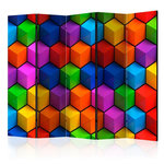 Paris Prix Paravent 5 Volets  Colorful Geometric Boxes  172x225cm
