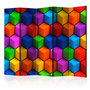 Voir la diapositive 1 : Paris Prix Paravent 5 Volets  Colorful Geometric Boxes  172x225cm