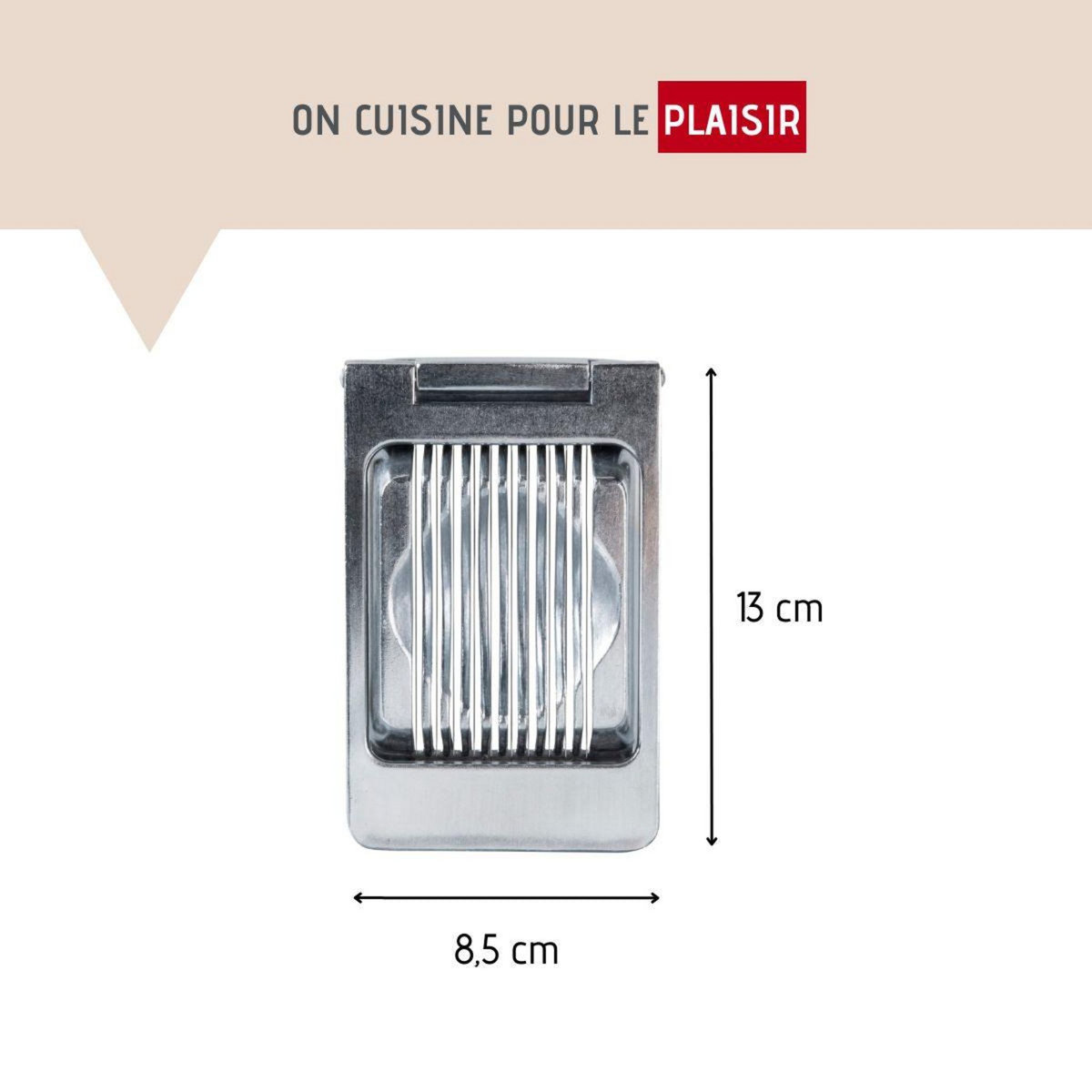 FM PROFESSIONAL Coupe oeuf tranche en inox FM Professional Divers