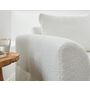 Voir la diapositive 4 : LISA DESIGN Rune - fauteuil - en tissu bouclette
