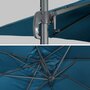 SWEEEK Parasol déporté rectangulaire 2x3m - Antibes - Parasol excentré inclinable, rabattable et rotatif à 360°.