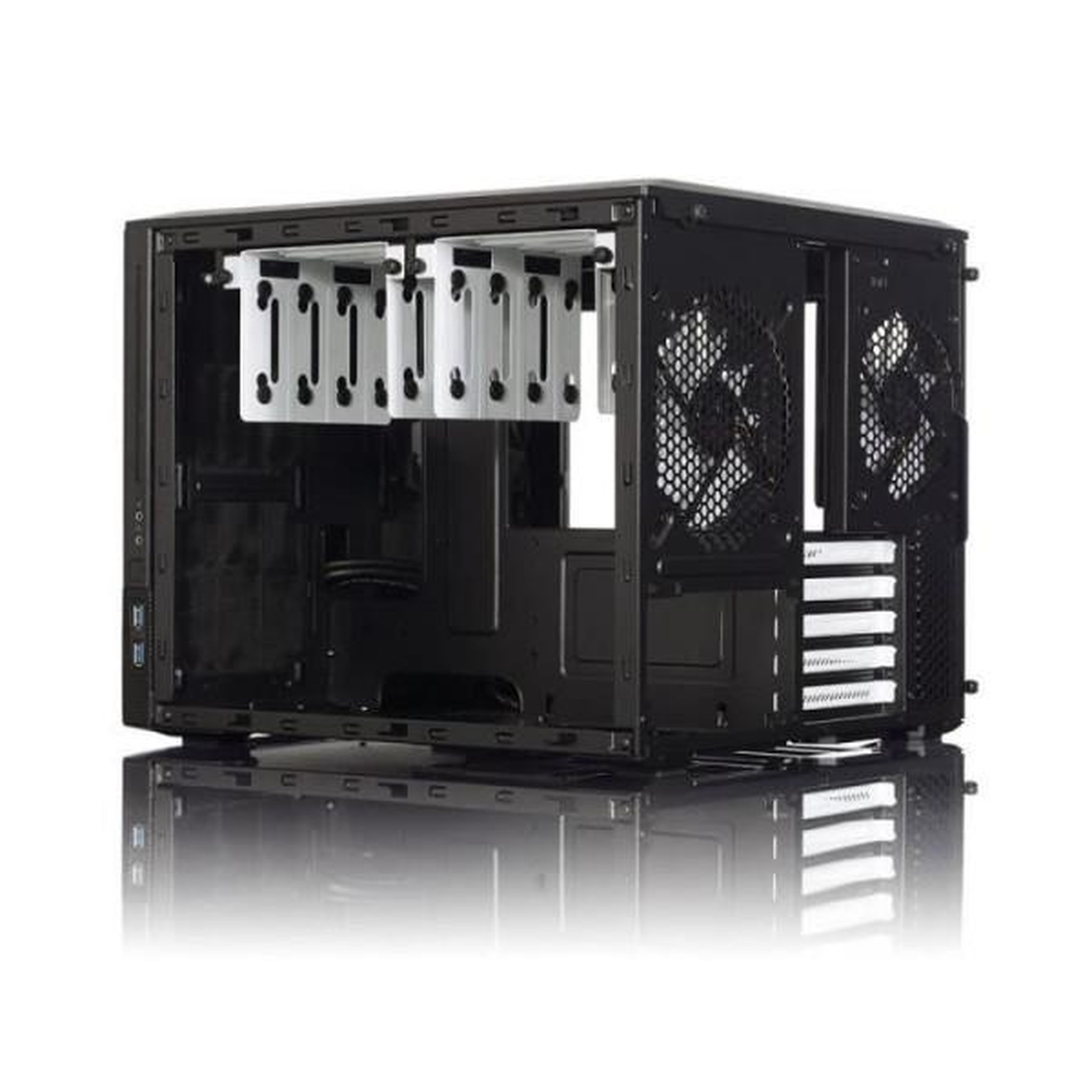 Voir la diapositive 3 : Fractal Design FRACTAL DESIGN BOITIER PC Node 804 - Noir - Format Micro ATX (FD-CA-NODE-804-BL-W)