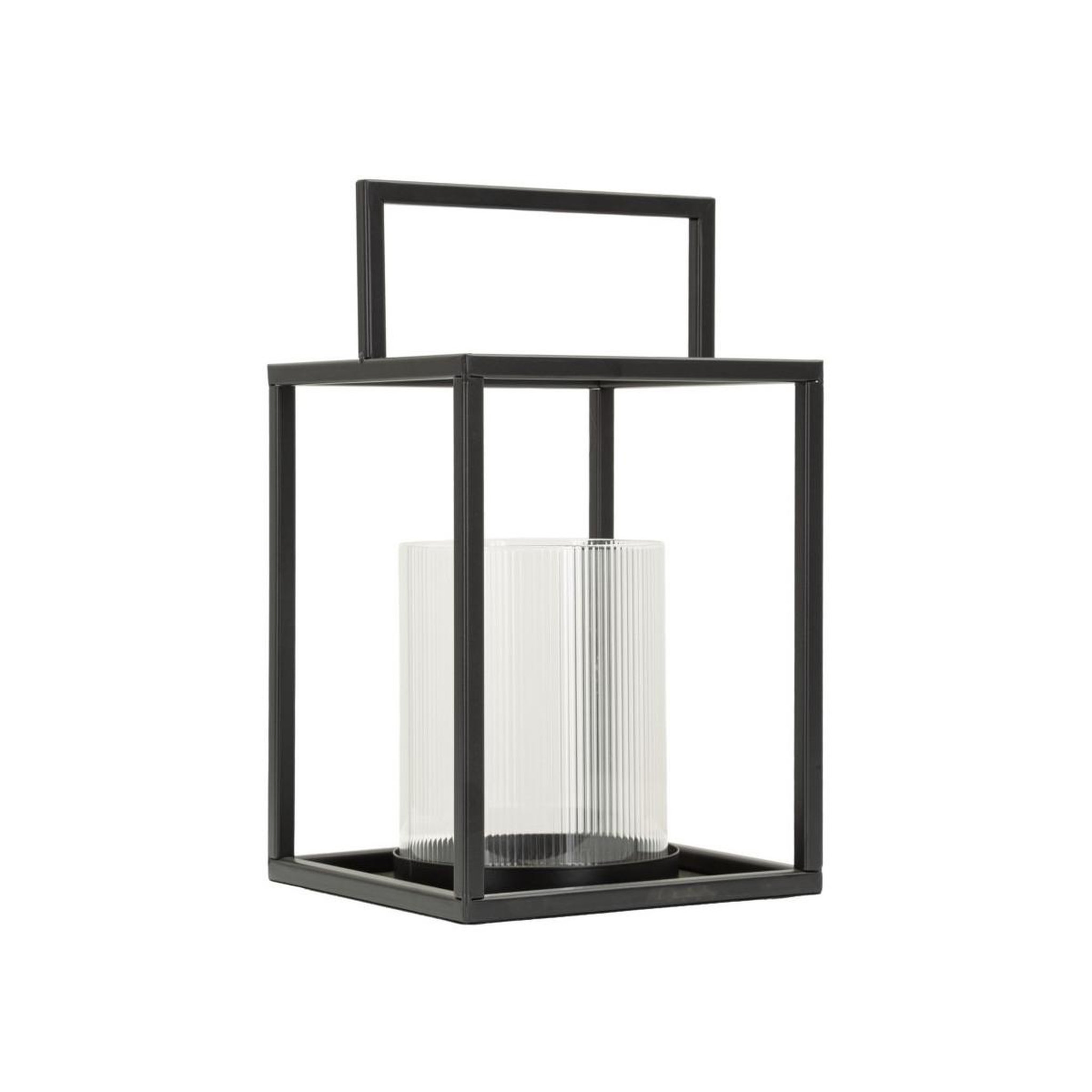 Paris Prix Lanterne en Métal  Simply Open  31cm Noir