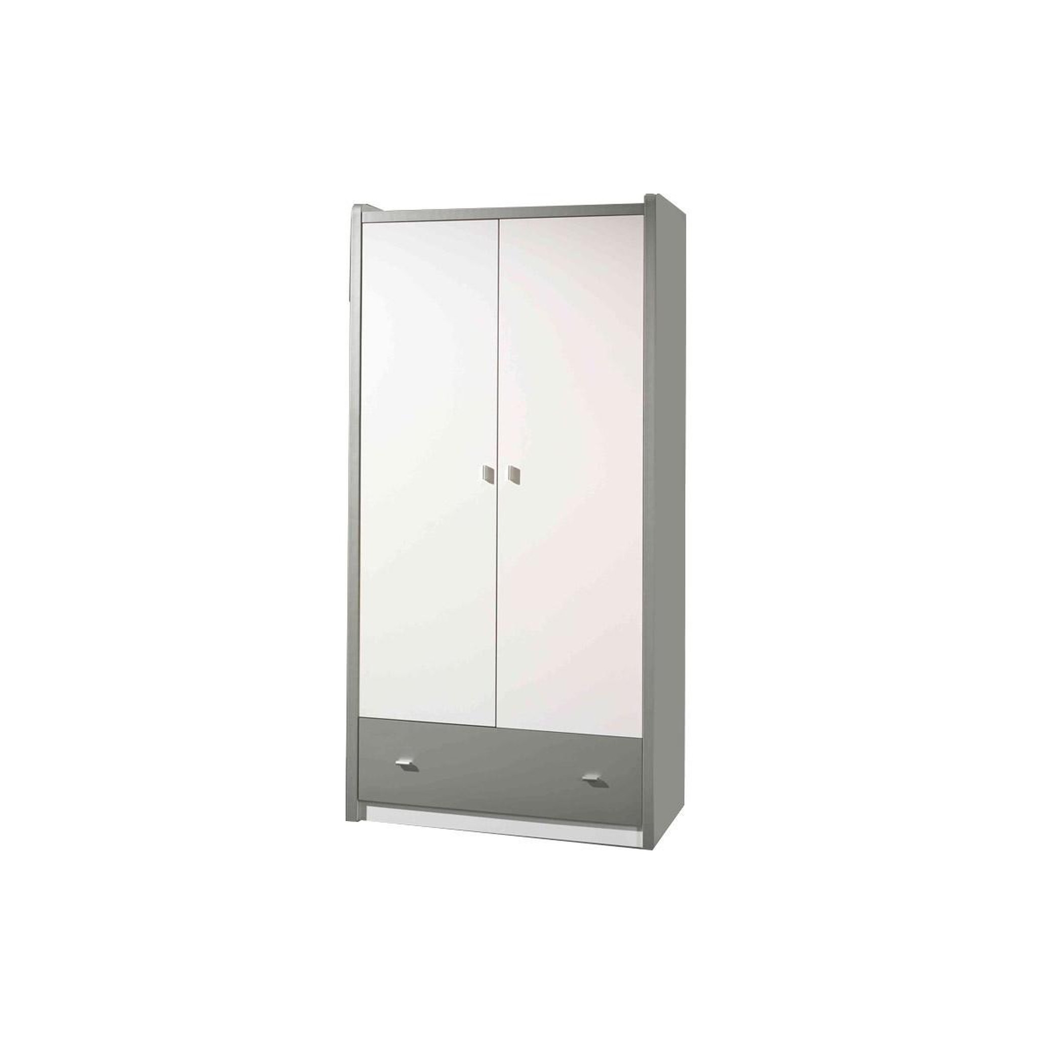 Paris Prix Armoire 2 portes  bonny  202cm gris